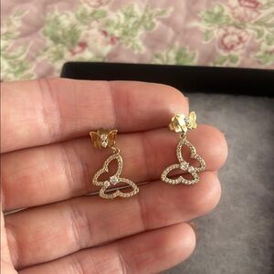 Nadri butterfly earrings